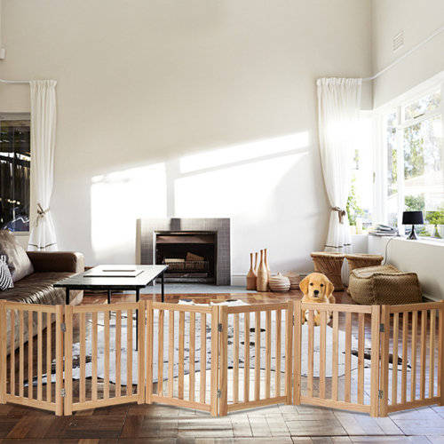 Tucker Murphy Pet™ Wooden Free Standing Pet Gate & Reviews Wayfair